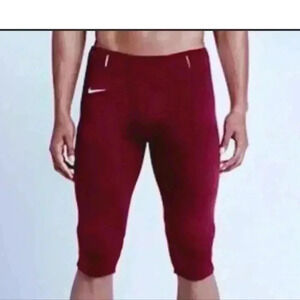 Nike Men's Open Field Football Pants Cardinal Red/ White # 615745/612 NWT Choo…